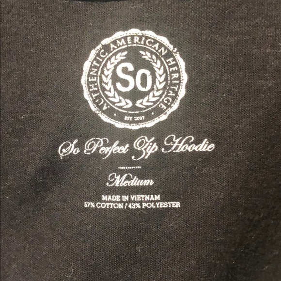 SO black jacket with a hood - Picture 3 of 5